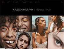 Tablet Screenshot of kirstenmurphymakeup.com